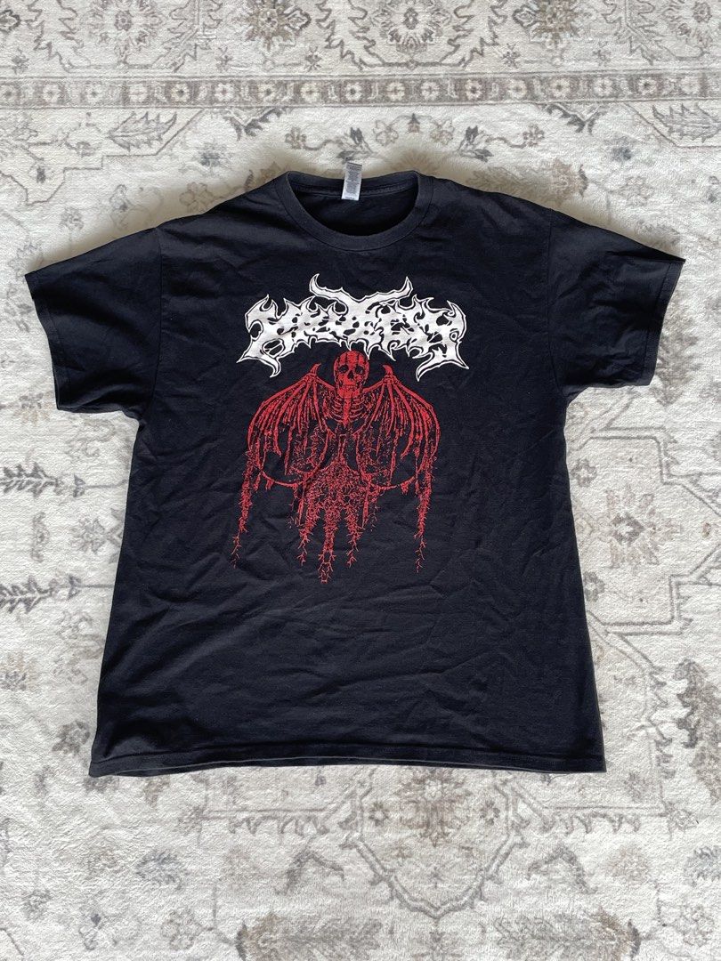 Kruelty 666 South East Asia Tour 2022 T-Shirt (Category: Tshirts & Polo Shirts) located in Johor Bahru. Submitted by haizattt (Listing ID 1452261997, Image 1). Description: Pit - 20.5 Labuh - 30.