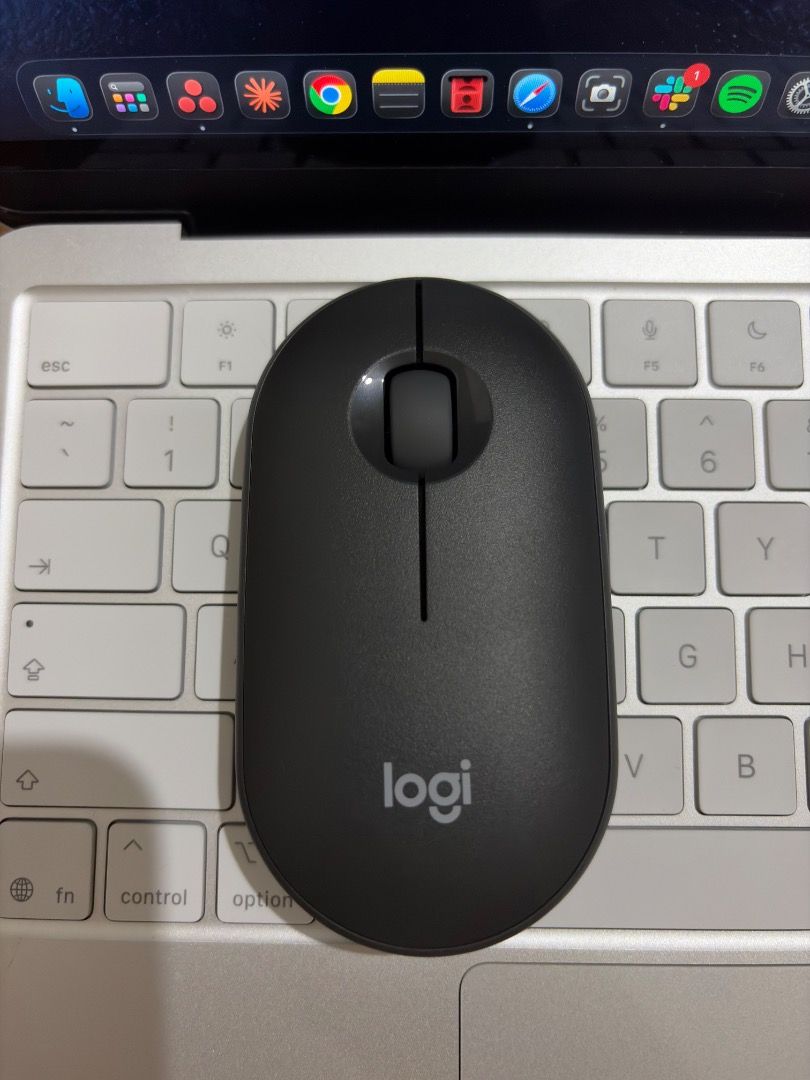 Logitech Pebble Mouse 2 M350s Bluetooth Wireless Mouse (Category: Mouse & Mousepads) located in Muntinlupa City. Submitted by jrgnc (Listing ID 1452262830, Image 1). Description: - Logitech Pebble Mouse 2 M350s - Connects via Bluetooth - Powered by one AA battery - Compact and portable design - Ideal for everyday laptop/computer use - Excellent working condition Bought less than a month ago, not used everyday. RFS: upgrading to another mouse.