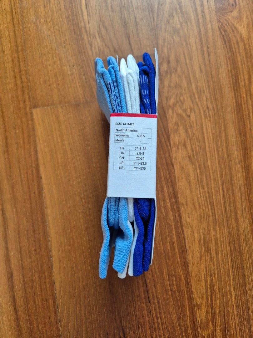 Lululemon Power Stride Socks (Category: Socks) located in Singapore. Submitted by redlolly (Listing ID 1452200708, Image 2). Description: - 3 pairs of Lululemon Power Stride socks - Brand new with tags - Size: EU 34.5-38 - Original price: $78.