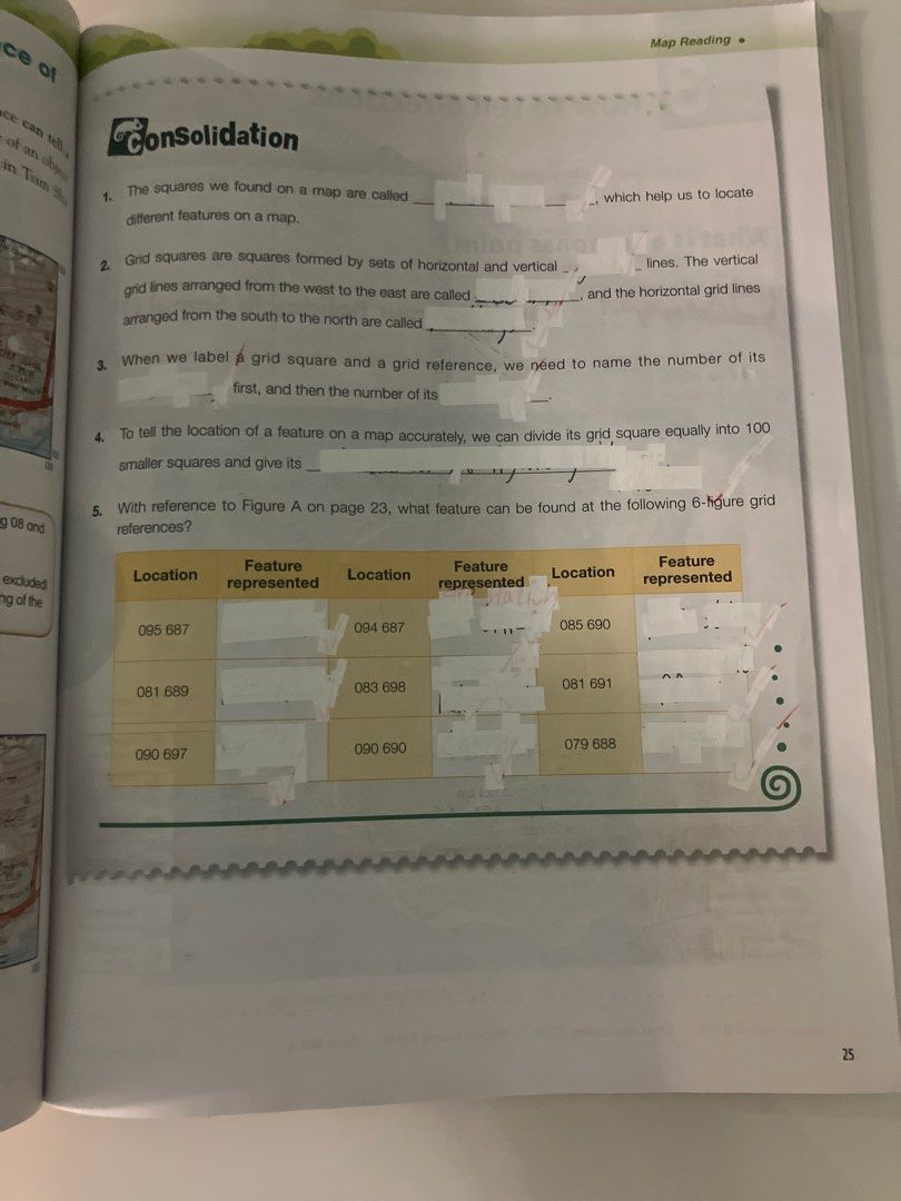Map reading （分類：教科書）位於 Hong Kong。 由 kiwitrading 提交（商品編號 1452304751，圖片 2）。簡介： 二十幾版寫咗字/螢光筆，部份塗改了， $10平售。