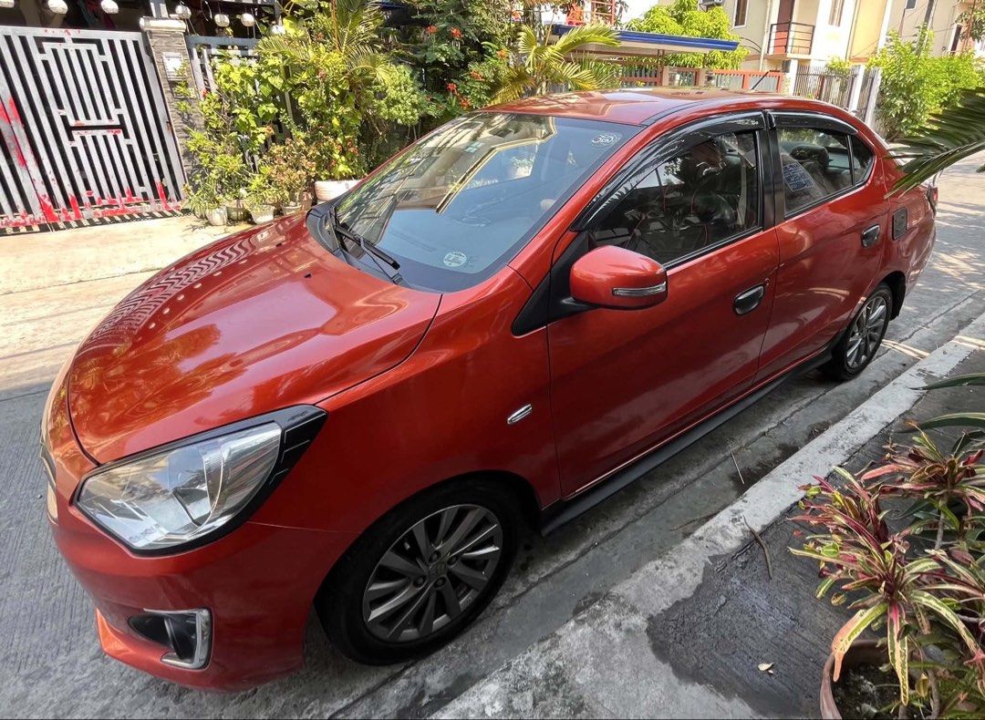 Mitsubishi Mirage G4 GLS Auto (Category: Used Cars) located in Santa Rosa. Submitted by dawnardel16 (Listing ID 1428354277, Image 3). Description: FOR SALE: 2018 Mitsubishi Mirage G4 GLS A/T Sundance Orange | Acquired 2019 Location: Sta. Rosa, Laguna Mileage: 85,000 km+ Asking Price: ₱350,000 (negotiable upon viewing, serious buyers only) Documents & Registration: Complete original documents LTO registered until July 2027 Extras/Add-ons: Leather 