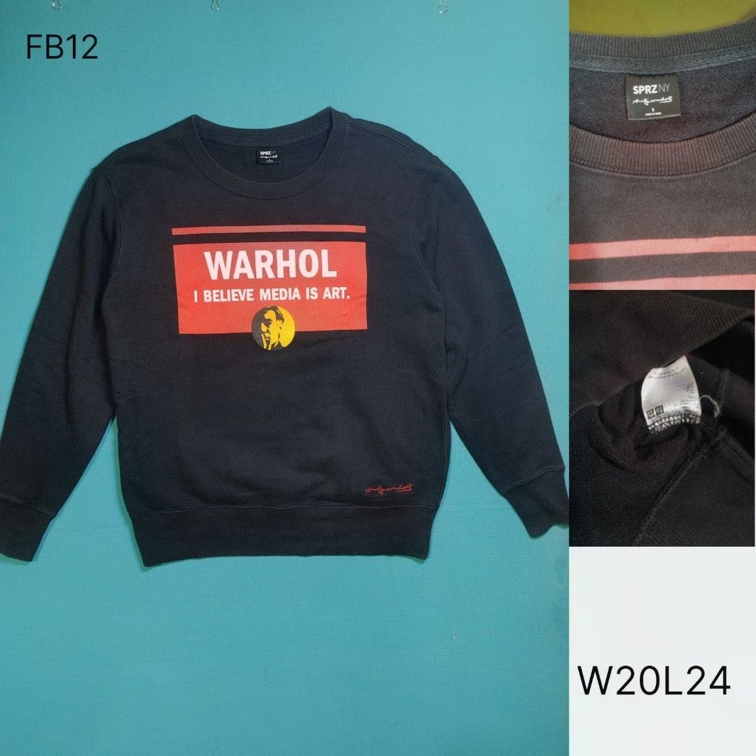 Mix Brand Sweaters (Category: Coats, Jackets and Outerwear) located in Manila. Submitted by mrln13 (Listing ID 1452210379, Image 1). Description: -150 each mix brands -dimes indicated on each pic -excellent condition -need wash -color rate 9.5/10 #gap #warhol #uniqlo #adidas #converse #puma #sweater.#hoodie #thrift.
