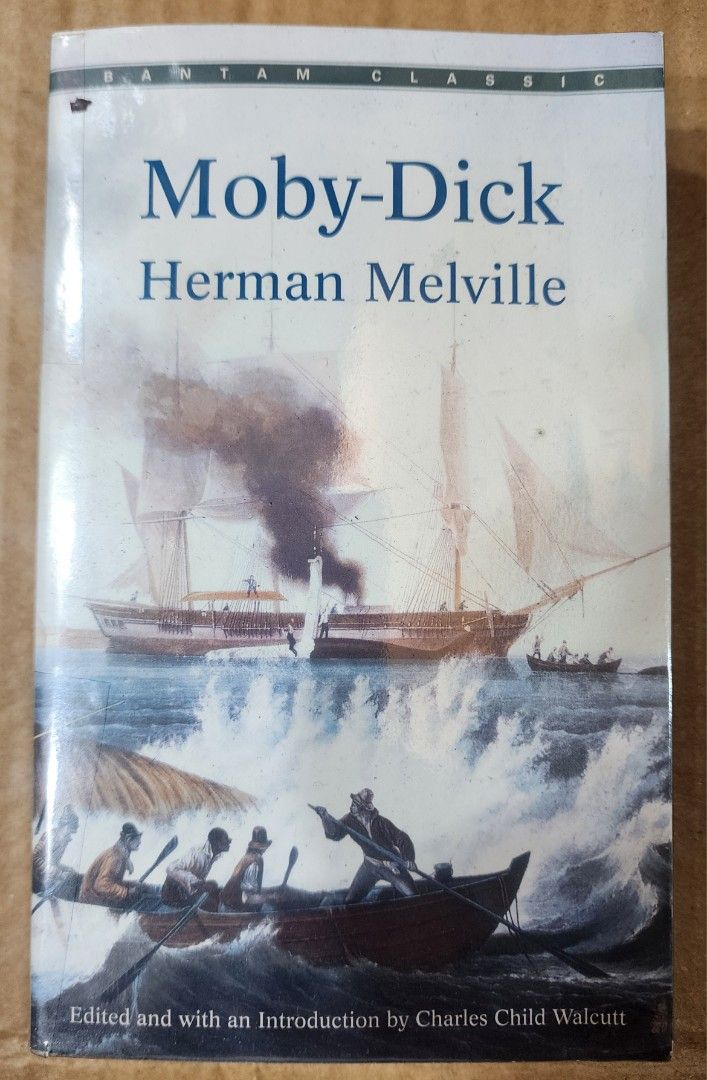 Moby-Dick by Herman Melville Bantam Classic (Category: Storybooks) located in Manila. Submitted by litphilofashion (Listing ID 1452247160, Image 1). Description: - Classic novel: Moby-Dick by Herman Melville - Edition: Bantam Classic - Edited by: Charles Child Walcutt - Perfect for literature enthusiasts.