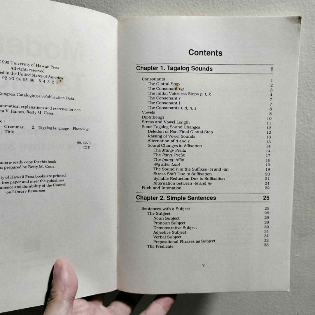 MODERN TAGALOG: GRAMMATICAL EXPLANATIONS AND EXERCISES FOR NON-NATIVE SPEAKERS (Category: Textbooks) located in Antipolo. Submitted by serjyms (Listing ID 1452232062, Image 3). Description: MODERN TAGALOG: GRAMMATICAL EXPLANATIONS AND EXERCISES FOR NON-NATIVE SPEAKERS Teresita V. Ramos, Resty M. Cena University of Hawaii Press 1990, Paperback, 173 pages Selling Price: Php499+sf Condition: Good Condition Location: Antipolo City, Rizal Mode of Paym