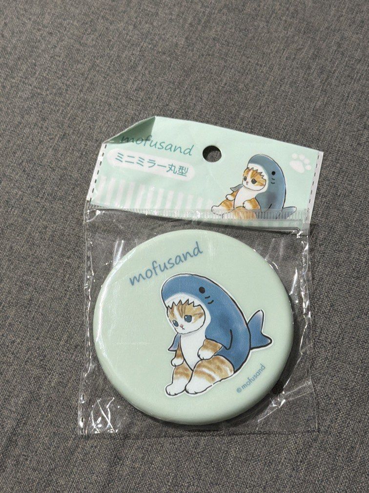 Mofusand Shark Cat Handy Mini Mirror (Category: Mirrors) located in Binan City. Submitted by ninahiraeth (Listing ID 1452300702, Image 1). Description: super cute!!.