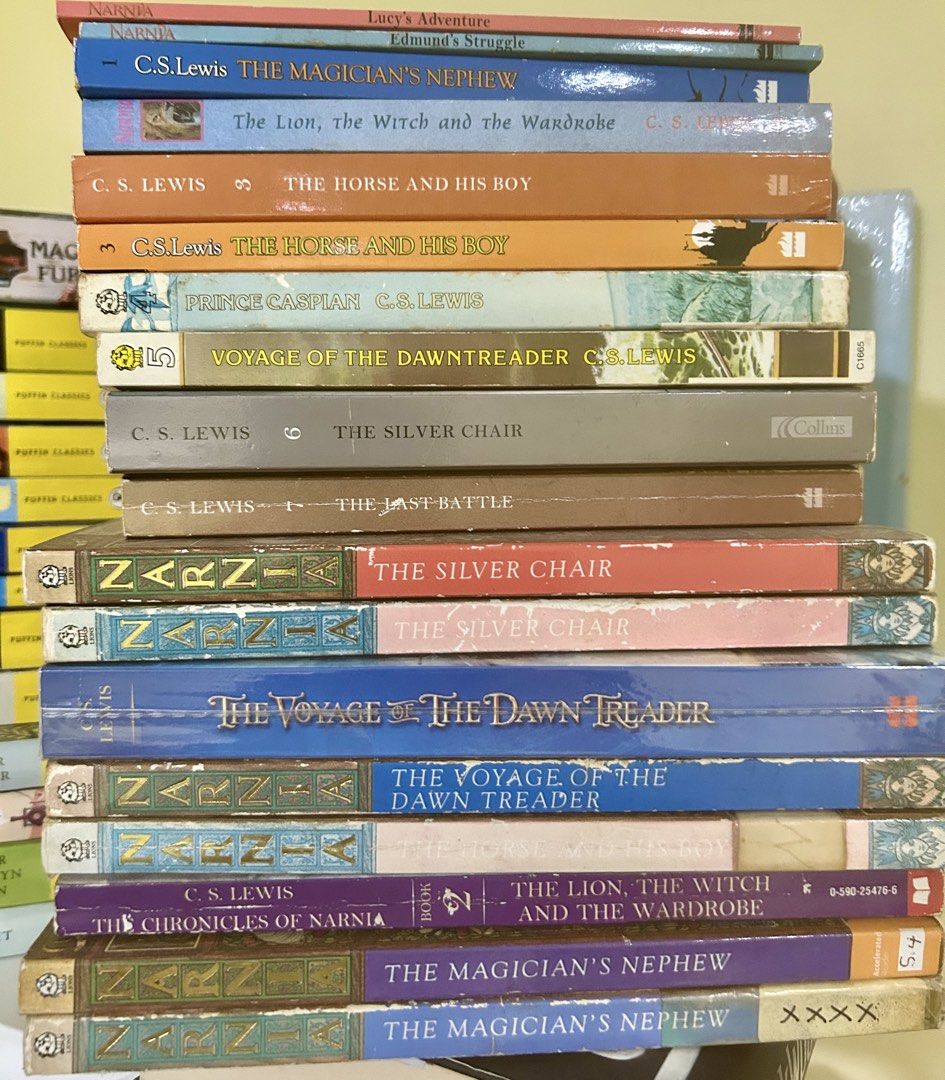 Narnia by CS Lewis (novel) (retail and bundle) (Category: Storybooks) located in Manila. Submitted by cozzyessentialshopph (Listing ID 1452196616, Image 2). Description: Preloved books Also so MMPB and TPB/ HB DM to inquire and further flexing of pictures will be provided Price ranges starts at P150 (Retail and bundle rates available) (Depends on book title and condition) MOP: GKAS,M@y@ Bank Transfer: BPI Cash on Pick up here at office unit locat