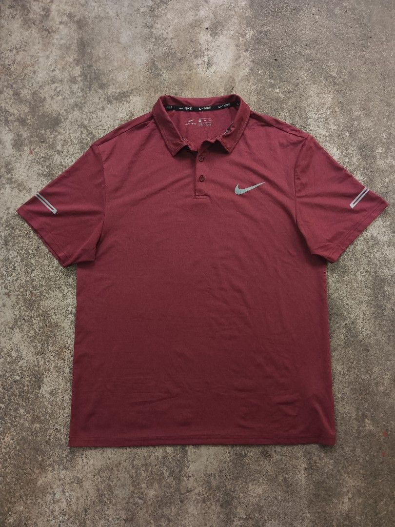 Nike DRI fit polo shirt (Category: Tshirts & Polo Shirts ) located in Davao. Submitted by hisdef (Listing ID 1452256168, Image 1). Description: Nike DRI fit polo shirt Condition- like new issue- none size on tag- 2xl but fit to xl Dimensions in inches width-21.5 length-29.5.