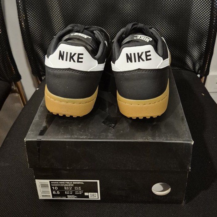 Nike Field General - Black Sneakers (Category: Sneakers) located in Caloocan City. Submitted by declutter_joy (Listing ID 1452245792, Image 2). Description: BRAND NEW!! SOLD: 6W, 7.5W, 8.5W, 9.5W, 10W Available Size: 7W SRP: Php5,795 Courier: Lalamove / Grab Express Location: Mckinley West, Taguig Buyer will pay SF..