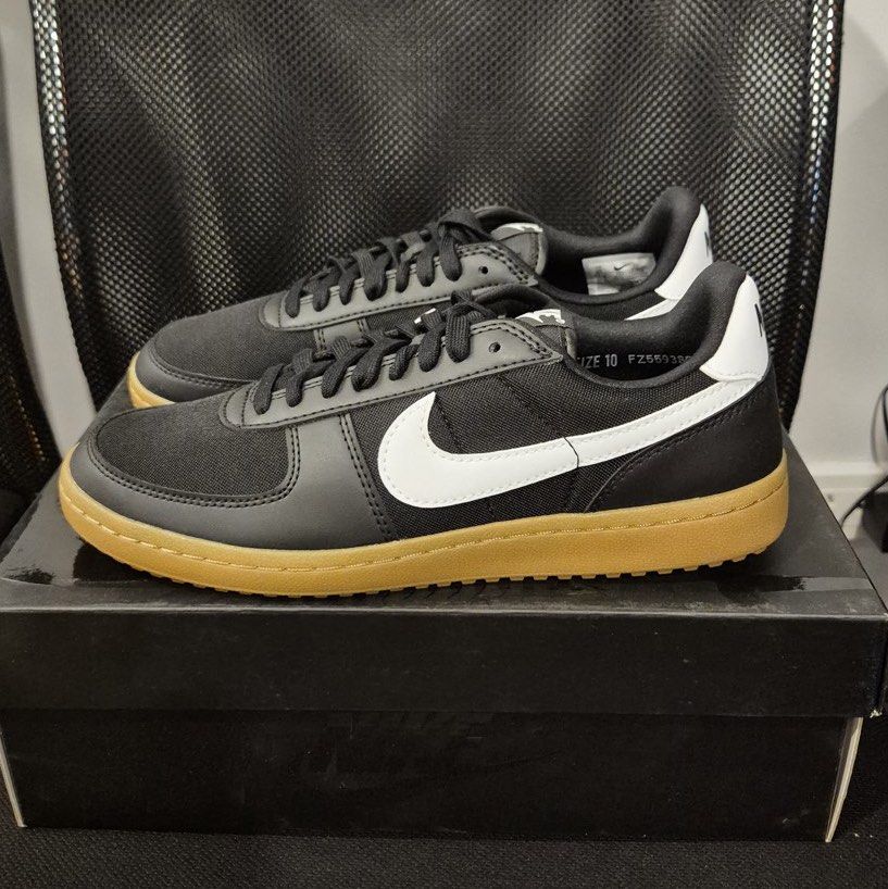 Nike Field General - Black Sneakers (Category: Sneakers) located in Caloocan City. Submitted by declutter_joy (Listing ID 1452245792, Image 1). Description: BRAND NEW!! SOLD: 6W, 7.5W, 8.5W, 9.5W, 10W Available Size: 7W SRP: Php5,795 Courier: Lalamove / Grab Express Location: Mckinley West, Taguig Buyer will pay SF..