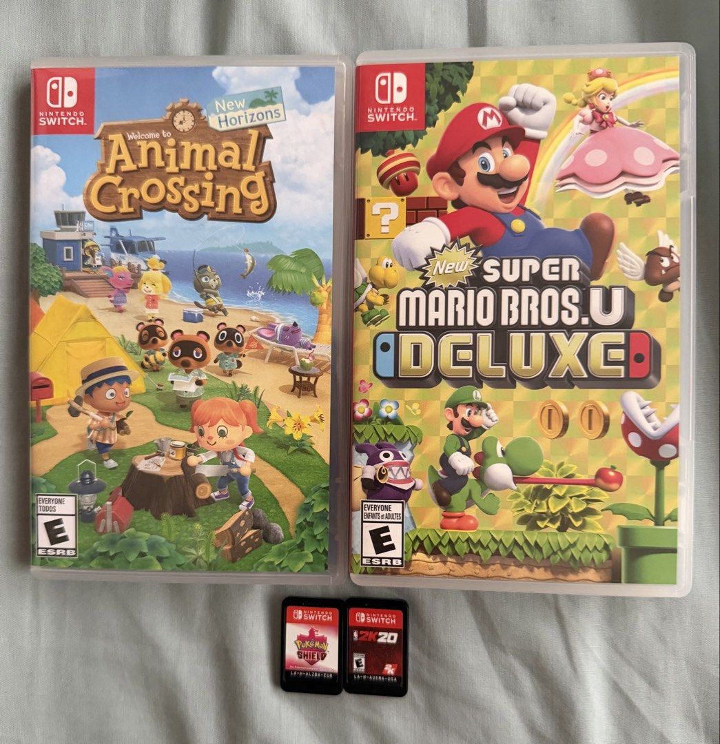 nintendo switch games (Category: Nintendo) located in Manila. Submitted by forsalelowprice (Listing ID 1452194659, Image 1). Description: can be sold individually or set animal crossing-2k super mario-2k pokemon shield -1k 2k20-500 negotiable.
