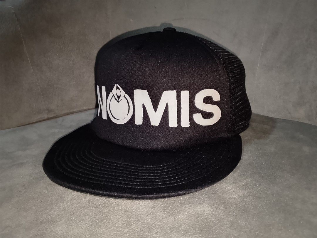 NOMIS Black Mesh Trucker Cap (Category: Caps & Hats) located in Binangonan. Submitted by yuristalin888 (Listing ID 1452116161, Image 1). Description: - Black NOMIS trucker cap - Breathable mesh back - Adjustable snapback closure - Embroidered NOMIS logo on front - Ideal for everyday casual wear.
