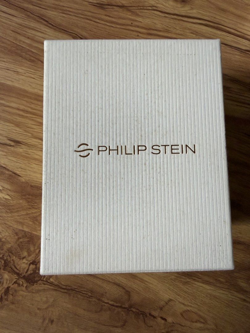 Philip Stein Dual Time Zone Watch (Category: Luxury Watches) located in Manila. Submitted by declutter_with_cmb (Listing ID 1452136668, Image 2). Description: - Philip Stein Dual Time Zone Watch - Need to change strap - Comes with original box, warranty, and care information - Ideal for frequent travelers or anyone managing multiple time zones - Unique and stylish design .