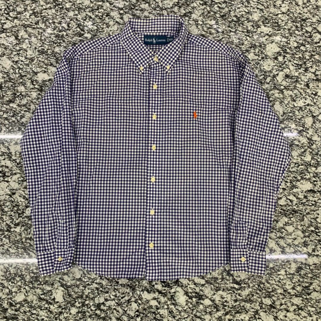 由 633vintage (刊登 ID 1452171778，圖片 1) 提交，位於 高雄市 (Kaohsiung) 的 Polo Ralph Lauren 馬球 小標 休閒 長袖 格子 襯衫 (類別：襯衫)，說明：商品規格 肩寬：52 胸寬：60 衣長：70 袖長：60 *尺寸皆為手量，可能有1～2cm誤差 *照片拍攝難免有色差，極度在意者請勿下單 歡迎私訊👍。