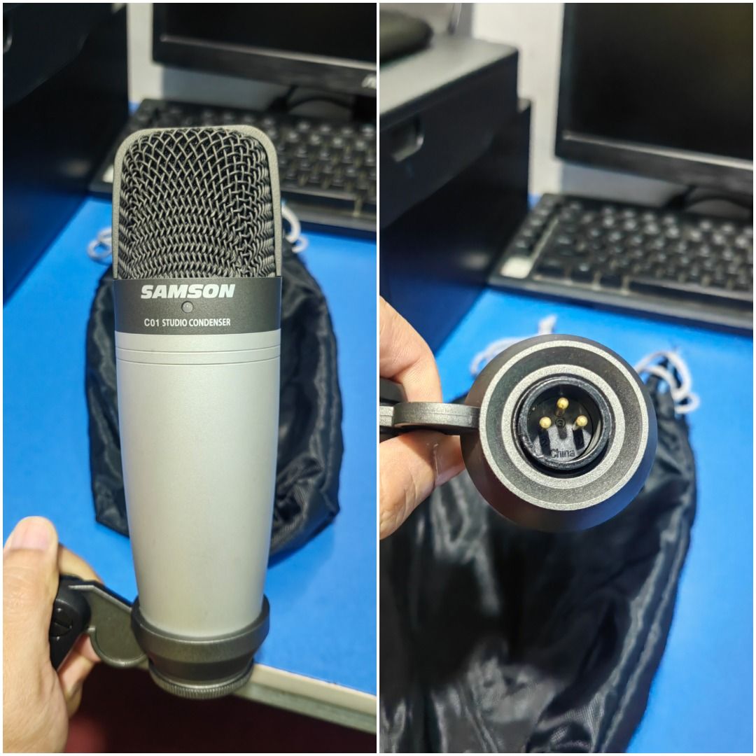 PreSonus AudioBox USB 96 Interface & Samson C01 Condenser Mic (Category: Other Audio Equipment) located in Antipolo. Submitted by donsky0109 (Listing ID 1452153023, Image 2). Description: PreSonus AudioBox USB 96 Audio Interface + Samson C01 Condenser Microphone Used for only one song arrangement. Still in excellent condition. Price: ₱7,000 (Sold as a set) Inclusions: PreSonus AudioBox USB 96 Audio Interface Samson C01 Condenser Microphone Carryi