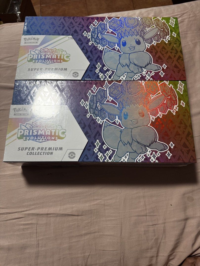 Prismatic evolution spc (Category: Card Boxes & Cases) located in Singapore. Submitted by drl3east (Listing ID 1452290656, Image 1). Description: Very minty prismatic spc box -379$ I have 4 boxes. Take all 375 ea.