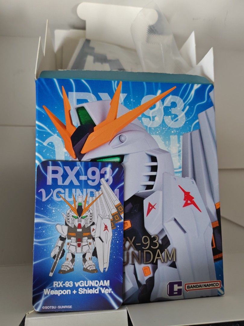 QMSV RX-93 νガンダム Weapon+Shield Ver. QMSV mini RX-93 ν高達new weapon +shield Ver., 玩具收藏品, 手辦及