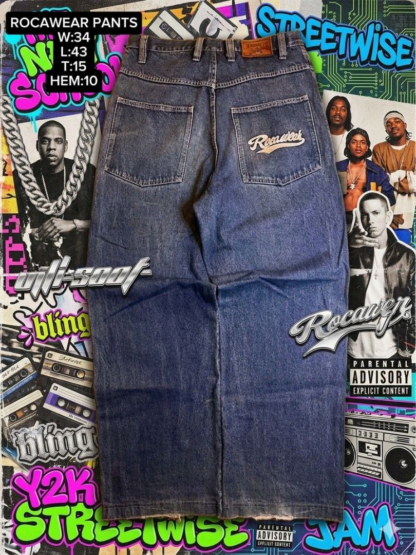 ROCAWEAR PANTS SEAN JOHN KARL KANI (Category: Jeans) located in Caloocan City. Submitted by y2kgearrr (Listing ID 1452136806, Image 1). Description: .