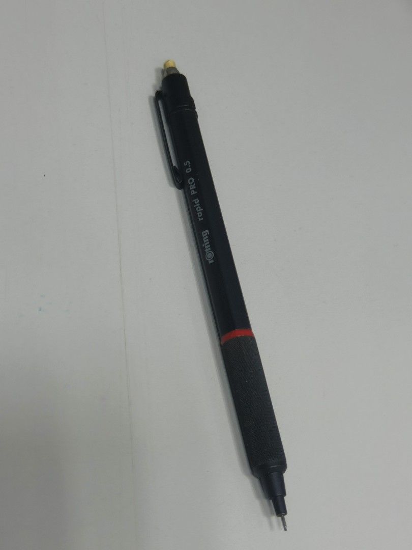 Rotring Rapid PRO 0.5 Mechanical Pencil (Category: Stationery & School Supplies) located in Manila. Submitted by bigtym.picker (Listing ID 1452116551, Image 2). Description: FOR SALE!!! Rotring Rapid PRO 0.5 Mechanical Pencil Price - 1000 PESOS PLS SEE PIC FOR DETAILS. Selling all items AS IS PLS. manage your Expectation We accept shipping nationwide Meetup - BACOOR or near MO - Rotring Rapid PRO mechanical pencil - 0.5mm lead size - Sleek black 