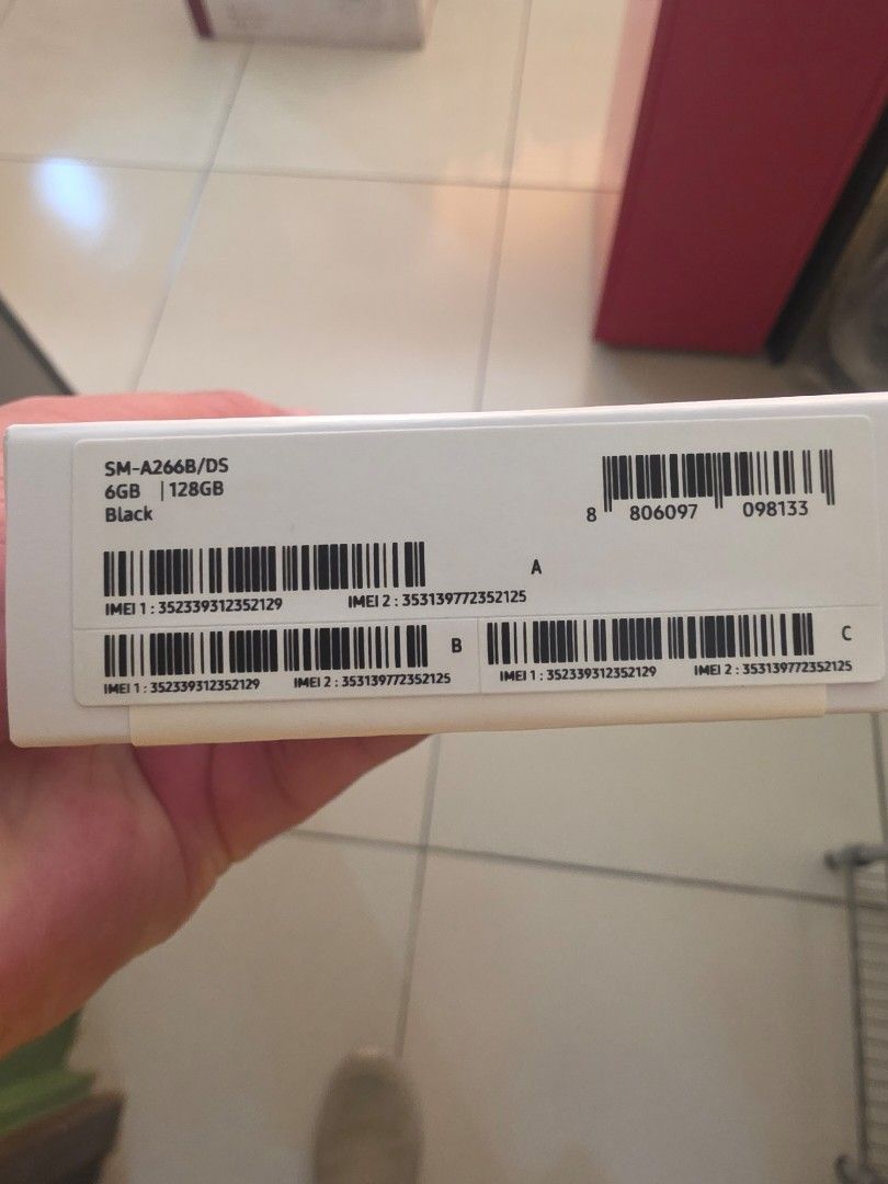 Samsung Galaxy A26 5G Black 128GB (Category: Samsung) located in Consolacion. Submitted by marvzcruiz (Listing ID 1452173961, Image 2). Description: - Brand New Samsung Galaxy A26 5G - 128GB Internal Storage - 6GB RAM - Color: Black - Globe Locked Sim 1 -negotiable - Ready for its new owner!.