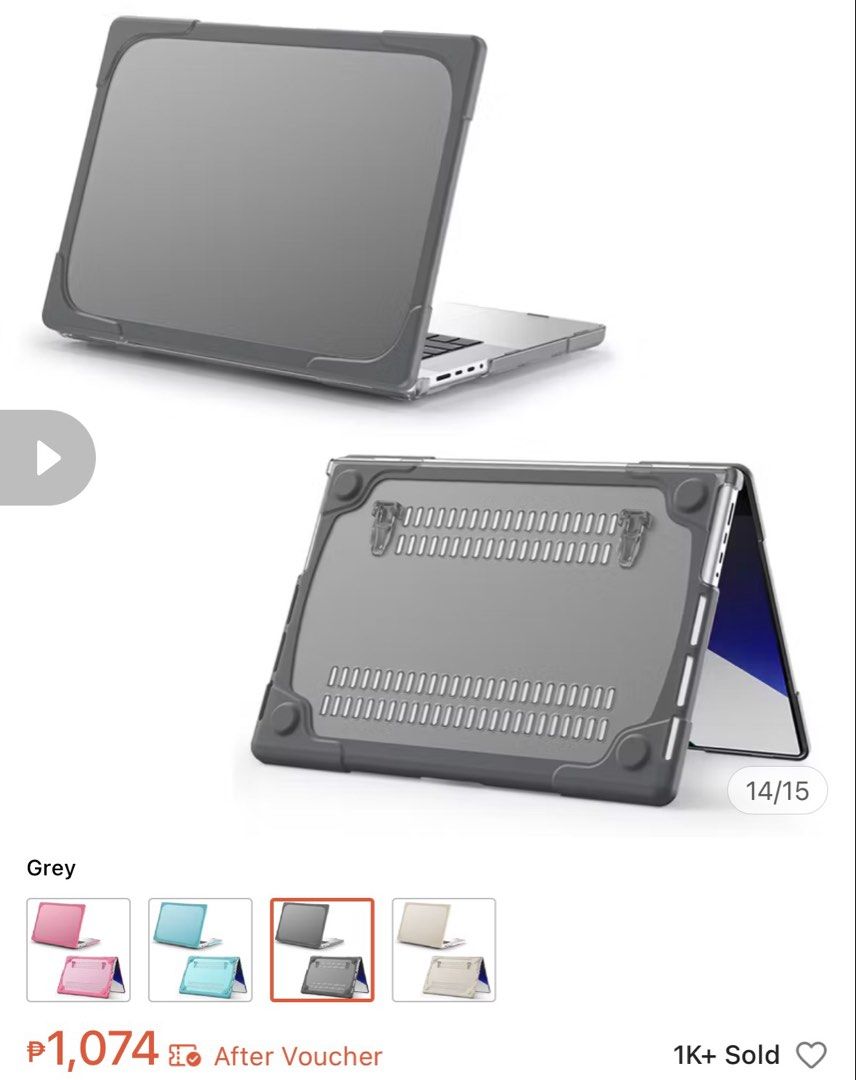 shockproof laptop case - macbook air M1 A2337 (Category: Laptop Bags & Sleeves) located in Taguig. Submitted by channnelorange (Listing ID 1452200557, Image 3). Description: LAST PRICE fits M1 Air 2337 in good condi bought it for 1k+ shipping via direct j&t .