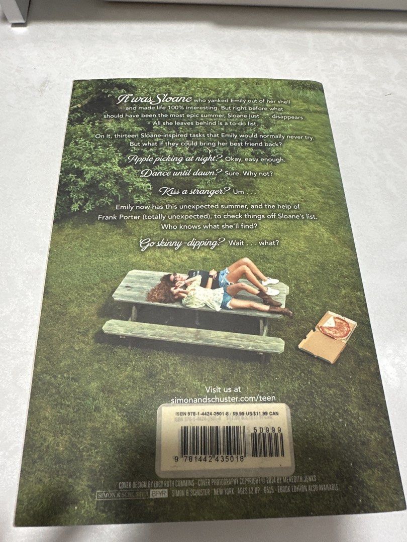 Since You've Been Gone by Morgan Matson Novel (Category: Storybooks) located in Quezon City. Submitted by ayesh03 (Listing ID 1452149245, Image 2). Description: - Title: Since You've Been Gone - Author: Morgan Matson (New York Times Bestselling Author) - Genre: Young Adult Fiction - Plot Summary: Follows Emily's summer adventure as she completes her best friend Sloane's bucket list after Sloane unexpectedly disappears. - Themes: Friendship, self-