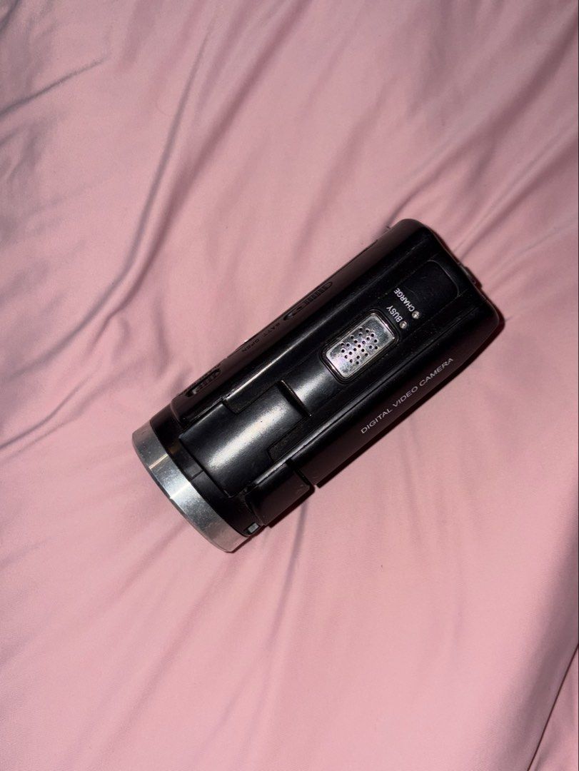 Sony Digital Video Camera 1080P HD (Category: Cameras) located in Manila. Submitted by quickwind.b2ee63 (Listing ID 1452292339, Image 2). Description: Has digital zoom. Screen flips open. Includes USB port and TV out. Made in Japan. selling as-is and untested. Buyer is purchasing at their own risk. No guarantee of functionality since I haven’t tested the camera. Buyer must purchase/provide their own compatible battery to test or use the camera..