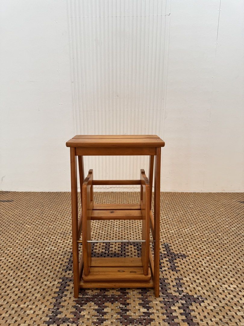 Step ladder (Category: Other Home Furniture) located in Quezon City. Submitted by matetdevis13 (Listing ID 1452288400, Image 1). Description: Wooden Folding Step Ladder Chair Price: 3,200 L15 x W22/14/8 x H25/16.5/8 In good condition Code MJS10-D5B.