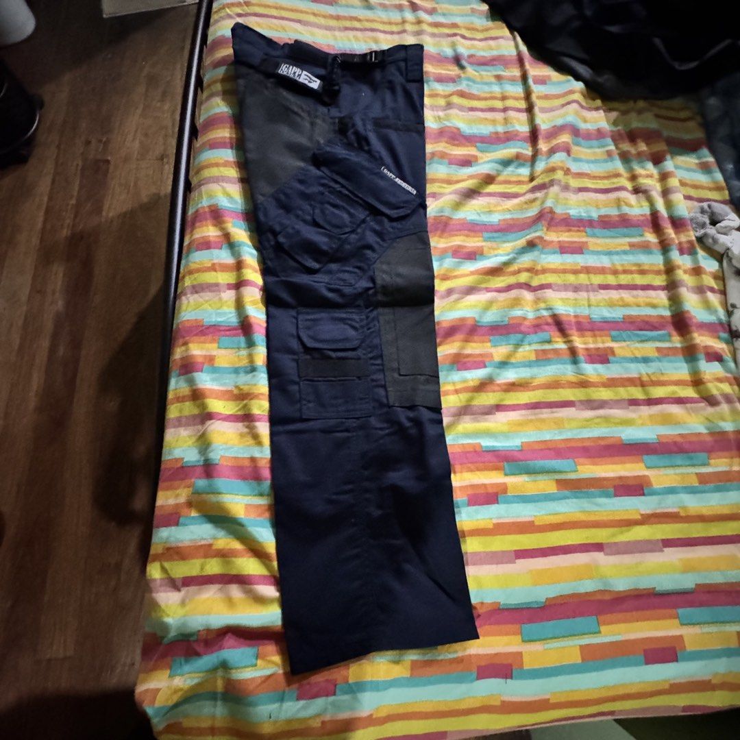 Tactical Pants (Category: Jeans) located in Makati City. Submitted by jinger_21 (Listing ID 1452237222, Image 3). Description: Purchase 2 pants for Php 800 each. Price of one pants is Php 1,000 Colors Navy Blue and Khaki Size: 37-38 Length: 40-41 Payment first before shipout Payment methods: GoTyme Maya Gcash.