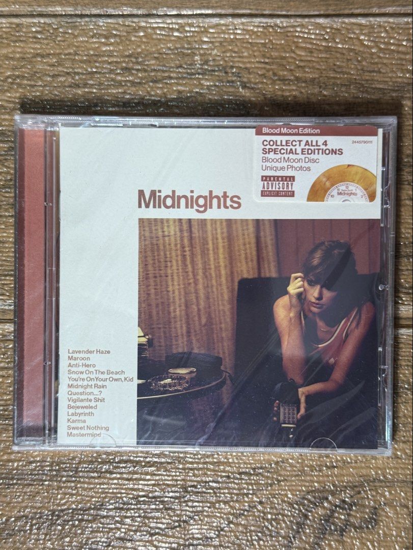 taylor swift midnights blood moon disc (Category: CDs & DVDs) located in Quezon City. Submitted by fashionifywardrobe8899 (Listing ID 1452302626, Image 1). Description: .