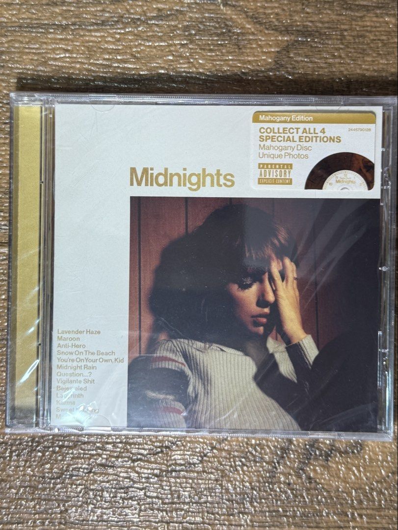 taylor swift midnights mahogany disc (Category: CDs & DVDs) located in Quezon City. Submitted by fashionifywardrobe8899 (Listing ID 1452302117, Image 1). Description: .