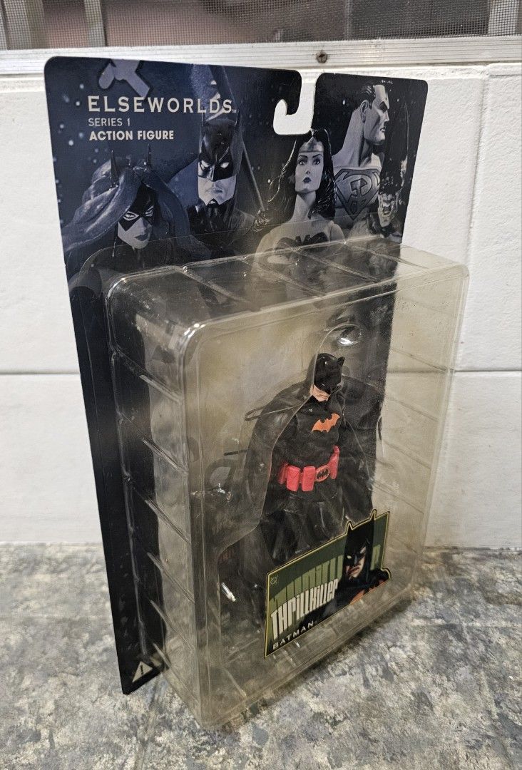 THRILLKILLER BATMAN - 2005 DC Direct Elseworlds Series (Category: Figurines & Statues) located in Quezon City. Submitted by charliebrown_olx (Listing ID 1452270792, Image 2). Description: DARK KNIGHT, BRUCE WAYNE • New, Factory Sealed • Near-Mint Card, WYSIWYG • Sorry Last Price Already ▪︎ Pickup only at Obudan St Brgy Manresa QC (D.Tuazon St/Banawe St) ▪︎ Shipping thru J&T only ▪︎ GCash Payment TFL!.