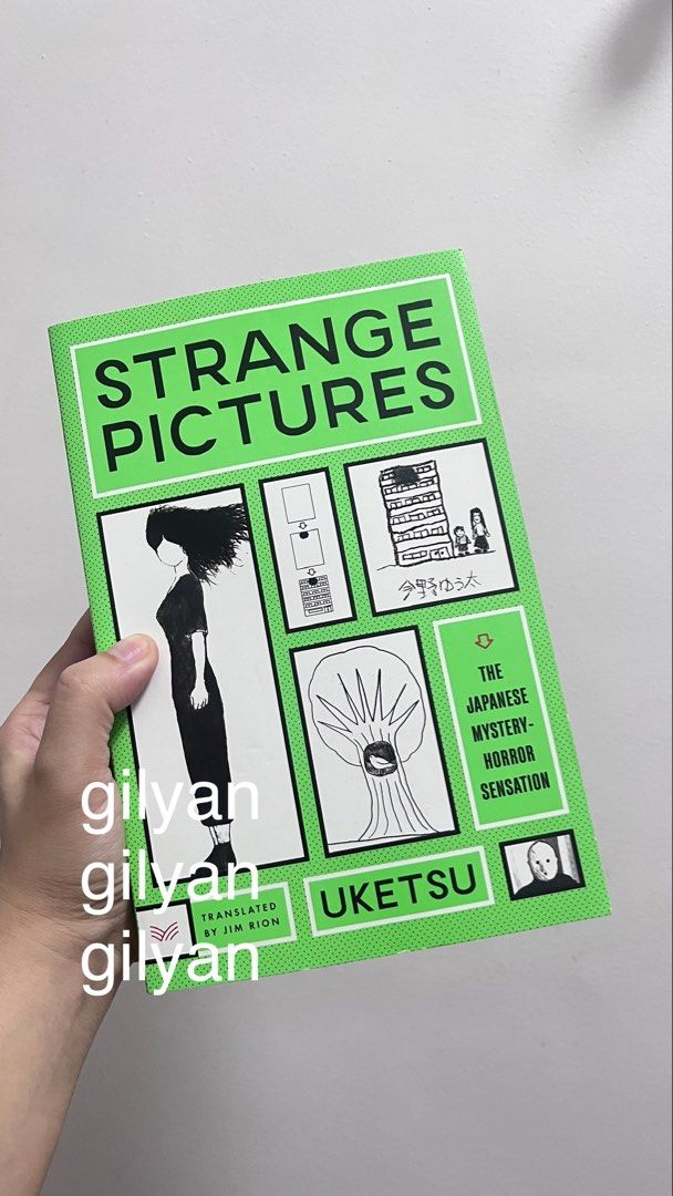UKETSU BOOKS FOR SALE (Category: Storybooks) located in Pasig City. Submitted by gilyanmarie (Listing ID 1452270499, Image 1). Description: STRANGE BUILDINGS - 750.00 STRANGE PICTURES - 750.00 GOOD AS NEW ONCE LANG NABASA RFS: Bibili ng bago 🥹.