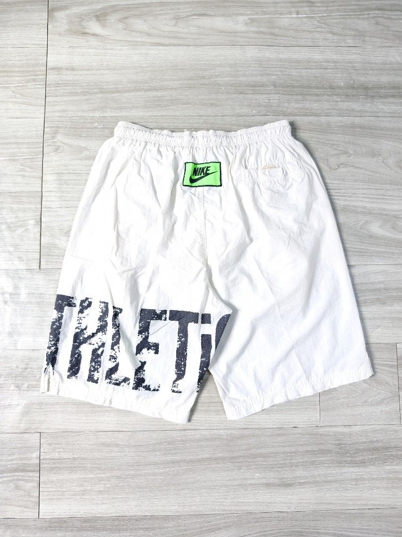 Vintage 90s Nike Athletic short (Category: Shorts) located in Paranaque City. Submitted by pickersform (Listing ID 1452303463, Image 2). Description: Vintage 90s Nike athletic short size Large waistline 28-34 / length 21 / opening 12 - Elastic waistband with drawstring - Perfect for sports or casual wear.