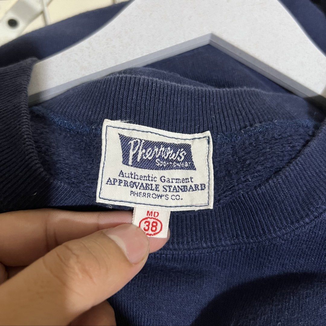 Vintage Pherrow's - Maritime Surveillance Sweater (Category: Coats, Jackets and Outerwear) located in Puerto Princesa. Submitted by theoldtreasures (Listing ID 1452278228, Image 3). Description: Size: 38 on tag Issue(s): Crack print, and minor lints Good Condition Manage your expectations. Thrifted‼️.