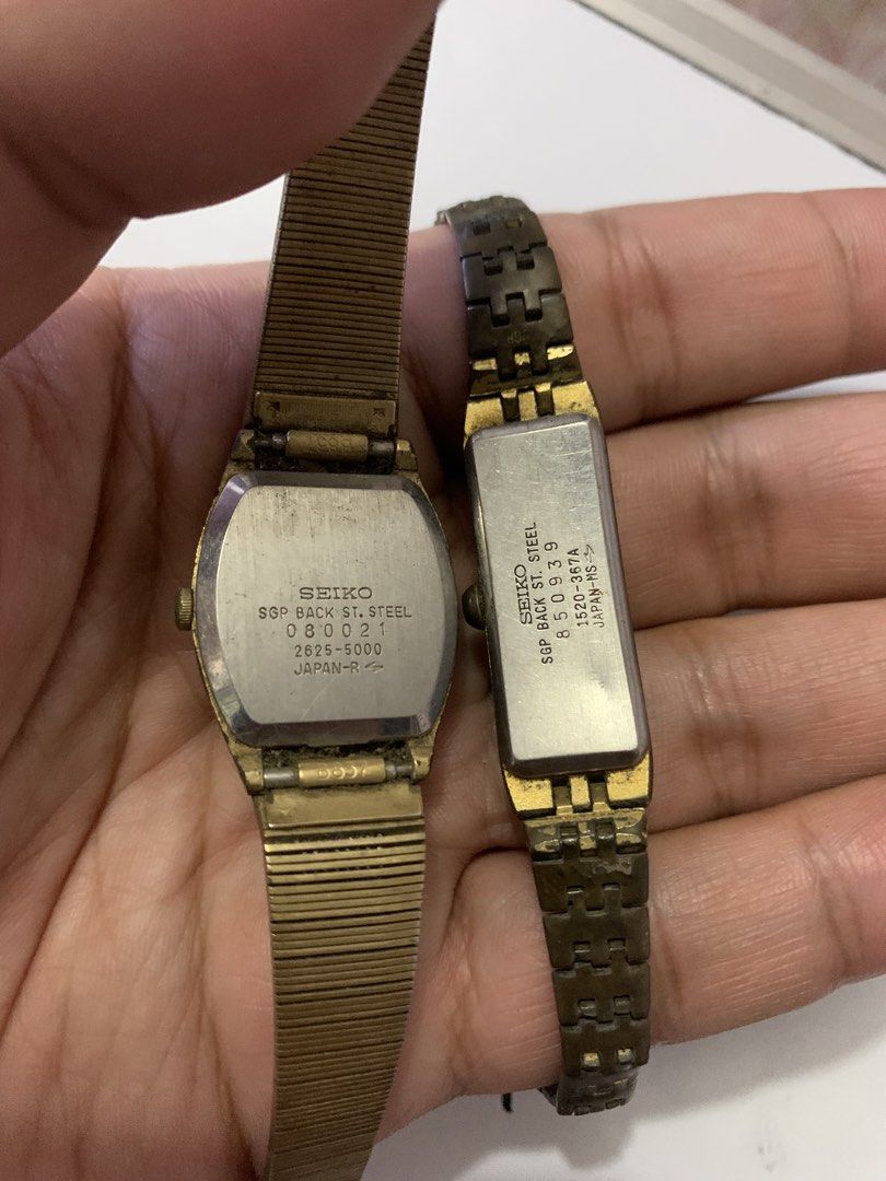 Vintage Seiko ladies As is. (Category: Men's Watches) located in Dipolog. Submitted by watchtime (Listing ID 1452236088, Image 2). Description: Pm📩.
