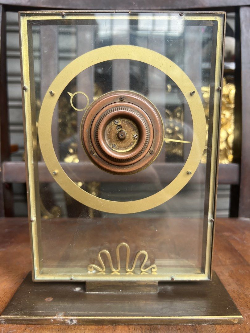 1950’s Vintage Kienzle Art Deco Table Clock, Germany (Category: Clocks) located in Makati City. Submitted by baliktanaw (Listing ID 1452375782, Image 2). Description: Vintage Kienzle Art Deco Table Clock. Made in Germany. In good working condition. Manual winding mechanism. Made of brass Height 22.5 cm.