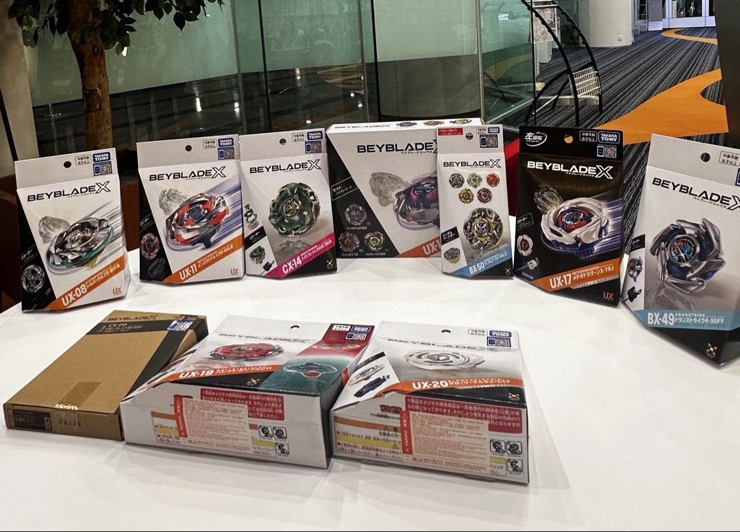 全新 UX-15 烈鯊鱗甲 3陀螺套裝 Takara Tomy 爆旋陀螺 Beyblade X UX-15 烈鯊鱗甲 3陀螺套裝 （分類：動作及對戰玩具）位於 Hong Kong。 由 jordan814814 提交（商品編號 1452468998，圖片 3）。簡介： 全新 UX-15 烈鯊鱗甲 3陀螺套裝 Takara Tomy 爆旋陀螺 Beyblade X UX-15 烈鯊鱗甲 3陀螺套裝。