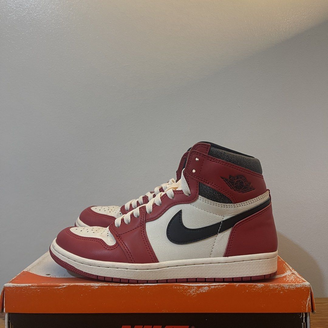 Air Jordan 1 High OG Chicago Lost and Found (Category: Sneakers) located in Paranaque City. Submitted by lazyskates (Listing ID 1452459618, Image 1). Description: - Authentic Air Jordan 1 High OG Chicago Lost and Found - Includes original box - Comes with original receipt - Extra black laces included .