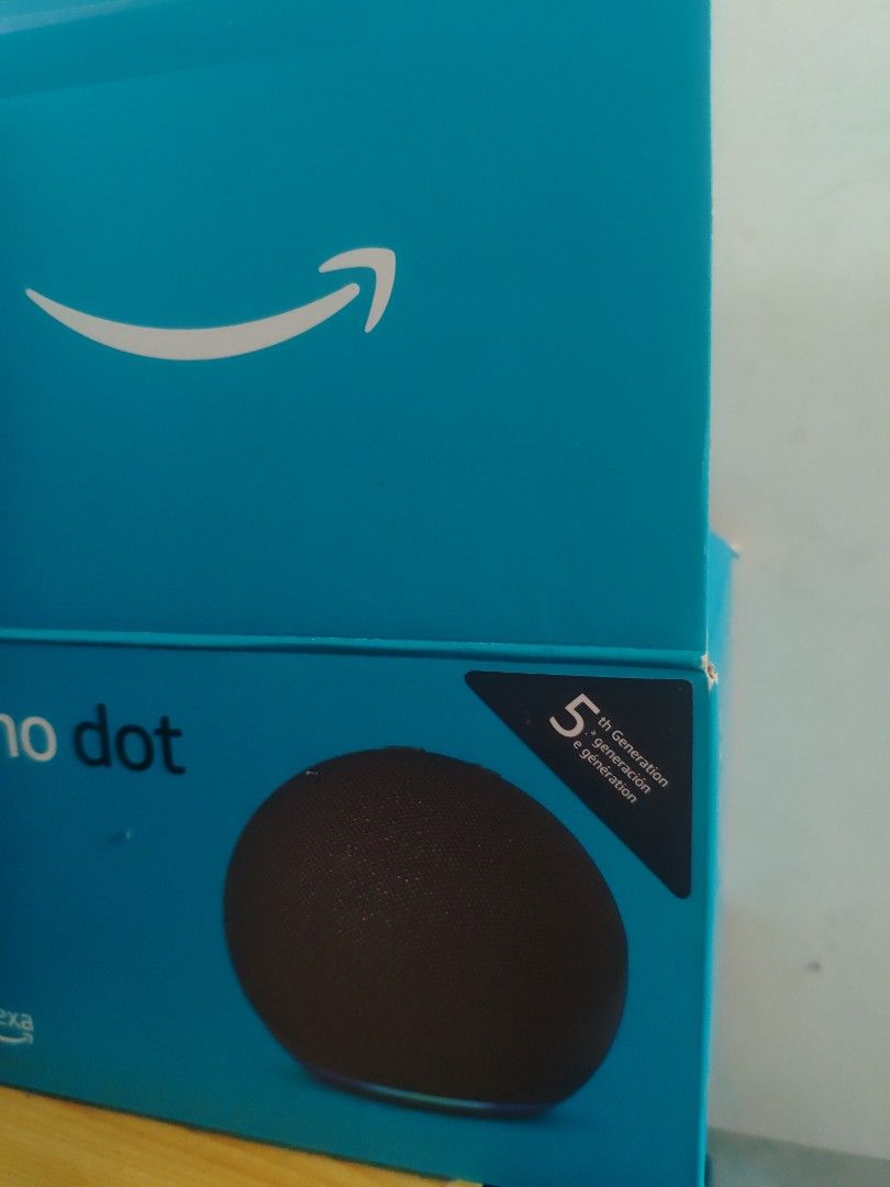 Amazon Echo Dot (5th Gen) Charcoal (Category: Soundbars, Speakers & Amplifiers) located in Davao. Submitted by markdelacruz1021 (Listing ID 1452342706, Image 2). Description: Echo Dot 5th Gen * Good as new; makinis * Box, manual, charger included * Meetup; also open for delivery (buyer shoulders the fee).