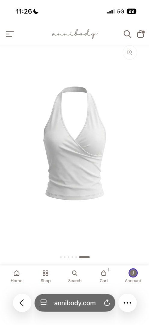 Annibody TAYLOR Bra Top in White （分類：背心）位於 Hong Kong。 由 qwerty2020 提交（商品編號 1452345635，圖片 1）。簡介： I am 170cm, 51kg Worn once CASH ONLY 。