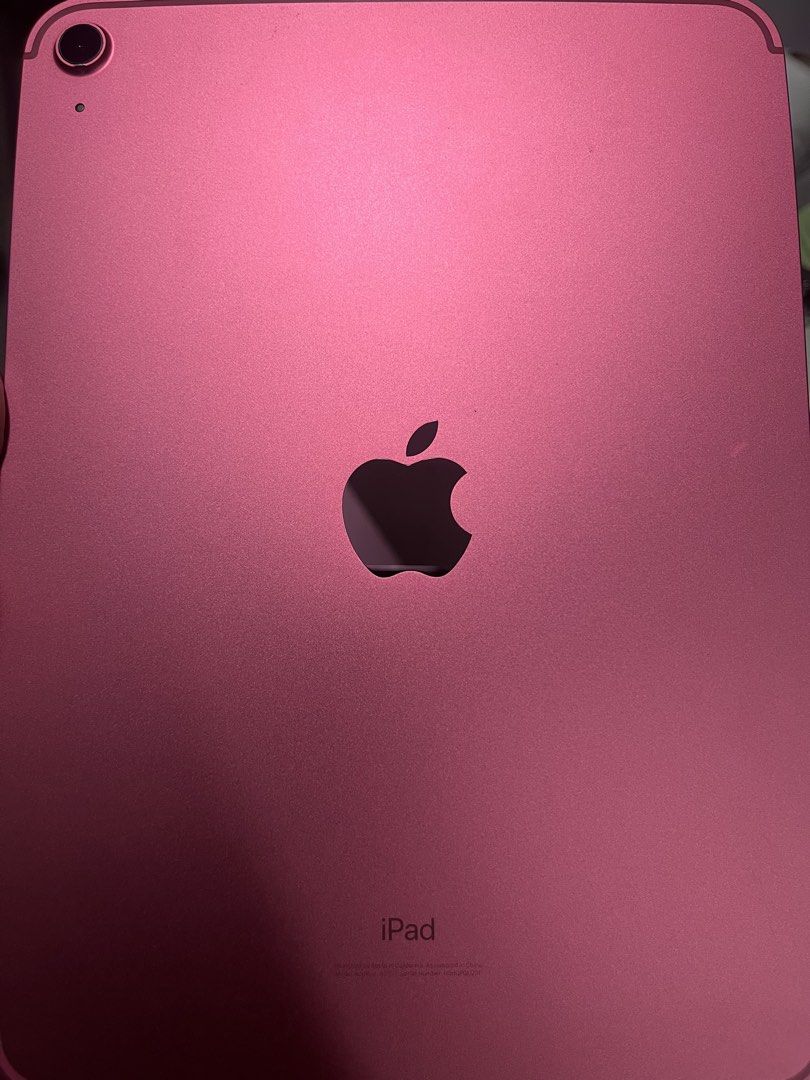 Apple iPad 10th gen (Pink) with Apple Pencil (Category: iPad) located in Manila. Submitted by paris_satoru (Listing ID 1452426933, Image 2). Description: - Pink iPad 10th gen 64gb - Includes Original Apple Pencil 1st generation w/ Adapter to connect to Ipad -cracks on tempered glass (screen is not affected and is fully functional) - Ideal for note-taking and drawing - w/ type c to c cord - slightly negotiable - open for swap (macbook air/pro m1) 