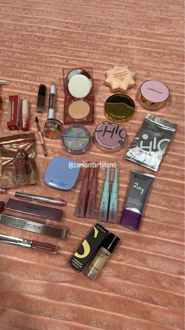 Assorted Makeup Bundle - Various Brands (Category: Makeup) located in Balagtas. Submitted by kaibeautyfinds (Listing ID 1452427008, Image 3). Description: DECLUTTER / FS: Makeup & Skincare PR Items (25+ Items Take All Deal) Hi girlies! Selling PR packages sent by brands for a VERY LOW PRICE para maubos at magkaroon na ng space. Sayang kasi nakatambak lang, all in VERY GOOD condition! Total of 25+ items (includes Glad2Glow, Sace Lady, Penshoppe, D