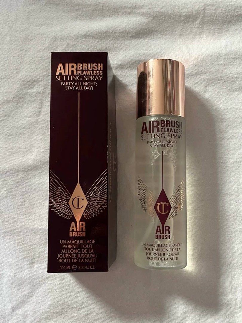 [AUTHENTIC] Charlotte Tilbury Setting spray (Category: Makeup) located in Bacolor. Submitted by bypursella (Listing ID 1452472557, Image 2). Description: limited stocks only pre orders only Follow: FB: Pursella Ig: @bypursella.