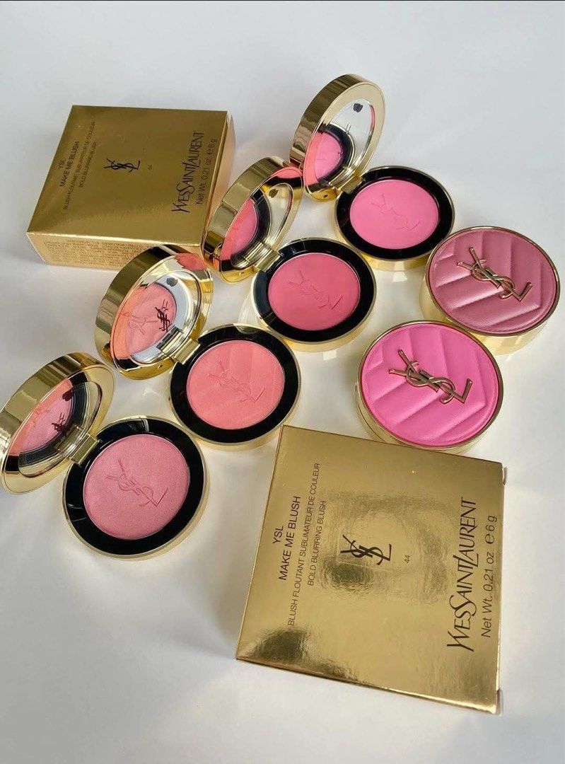 [AUTHENTIC] YSL make me blush (Category: Makeup) located in Bacolor. Submitted by bypursella (Listing ID 1452472210, Image 2). Description: limited stocks only pre orders only Follow: FB: Pursella Ig: @bypursella.