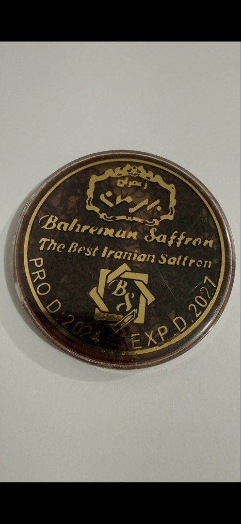 Bahreinan Premium Iranian Saffron (Category: Spice & Seasoning) located in Valenzuela. Submitted by petais (Listing ID 1452481673, Image 1). Description: Bahreinan Saffron The best premium Iranian Saffron Weight : 1 g Production date: 2024 Expiration date: 2027 - Source from the fertile Saffron fields of Kerman province - it delivers exceptional aroma, vivid threads and intense coloring power - perfect for rice, tea, desserts and gourmet recipes 