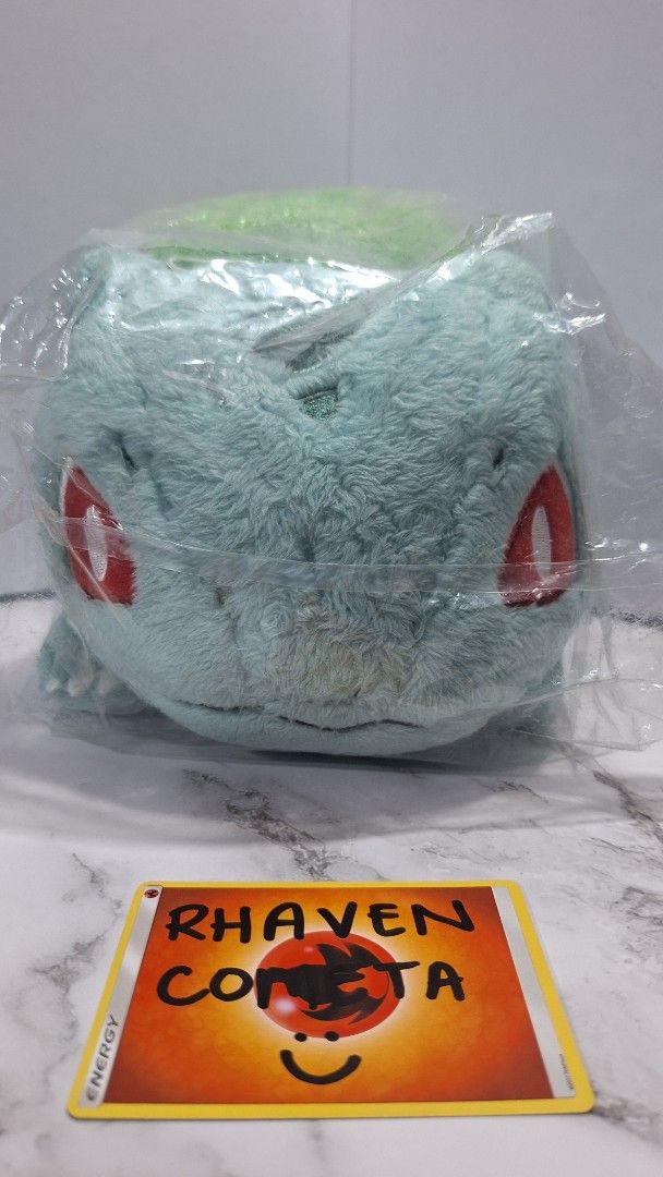 Pokemon Banpresto Warm & Healing Bulbasaur plush (Category: Plushies & Soft Toys) located in Quezon City. Submitted by rhavendc (Listing ID 1452402991, Image 1). Description: Pokemon Banpresto Warm & Healing Bulbasaur plush New in sealed plastic Still with papertag 📌 Payment via Maribank 📌 Shipping via LBC/JnT/Lalamove/Grab 📌 Pickup/Meetup around Villongco or Pilot (Commonwealth, QC).