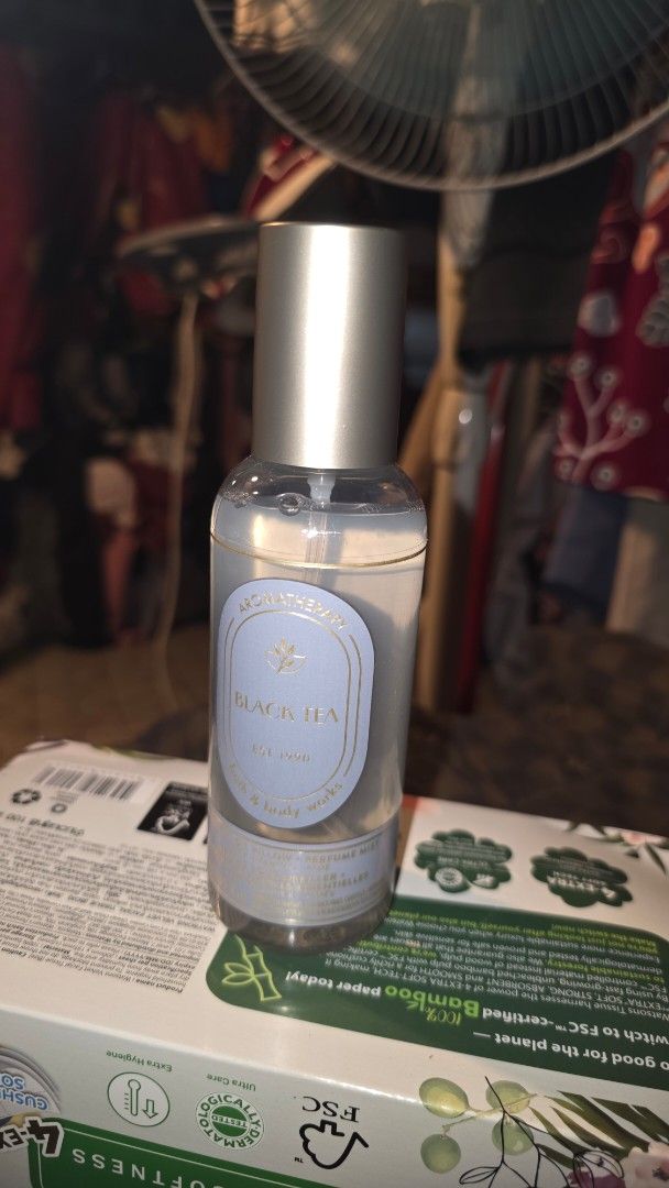 Bath & Body Works Fine Fragrance Mist (Category: Fragrance & Deodorants) located in Batang Berjuntai. Submitted by khuzaimisahin04 (Listing ID 1452450433, Image 1). Description: - Two Bath & Body Works Fine Fragrance Mists - Scents: Black Tea and Sweater Weather - Size: 8 fl oz / 236 ml each - Ideal for everyday wear.