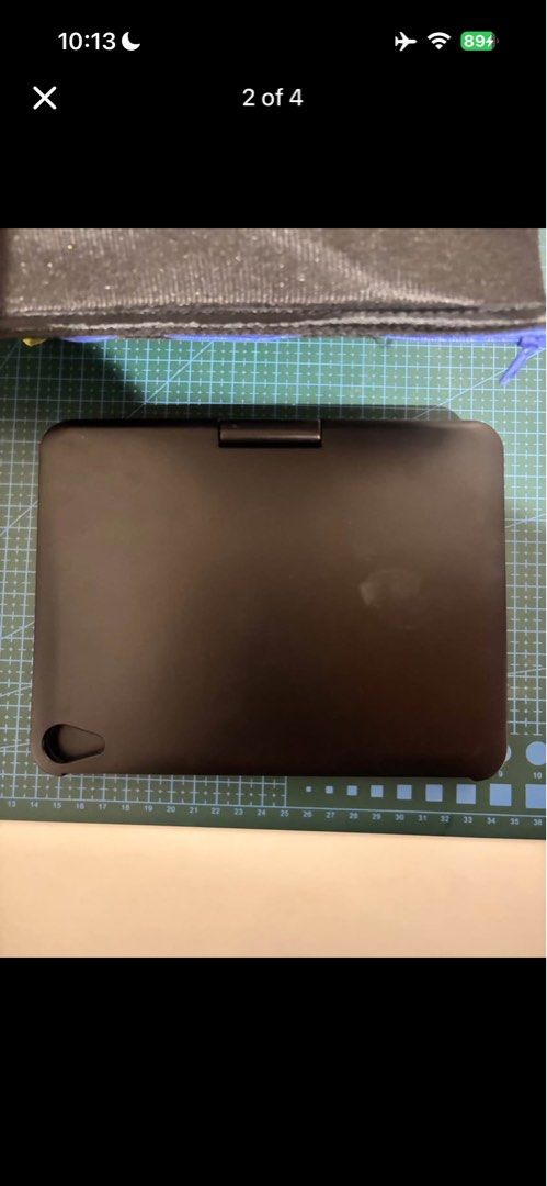 Black Keyboard Case with Trackpad (Category: Computer Keyboard) located in Dasmarinas. Submitted by skwaa (Listing ID 1452333134, Image 2). Description: - Wireless keyboard case with built-in trackpad - Provides device protection - Ideal for on-the-go typing - Minor scuffs on exterior and trackpad from normal use - Fully functional - used once lang, sold my ipad mini.