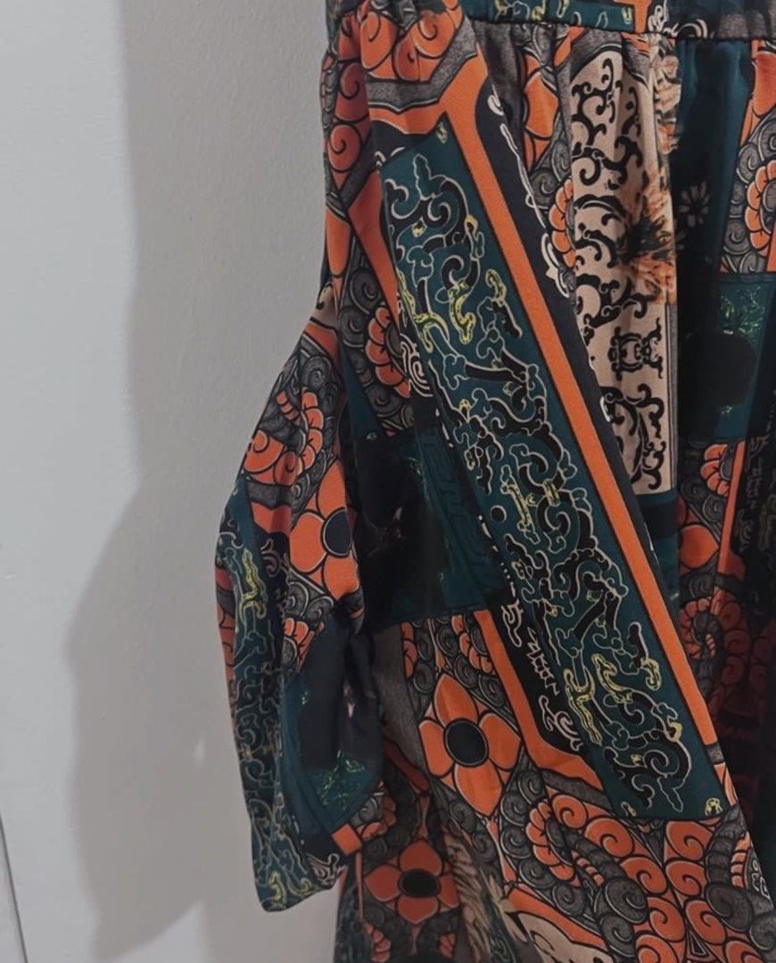 Bohemian Patchwork Print Midi Dress (Category: Dresses) located in Paranaque City. Submitted by celvillan277 (Listing ID 1452434958, Image 2). Description: - Unique patchwork print midi dress - Smocked bodice for a comfortable fit - Adjustable spaghetti straps - Flowy A-line skirt - Convenient side pockets - Ideal for casual outings or a bohemian look - Easy to wear and super comfortable Pickup/Delivery Options: • Full payment required first befo