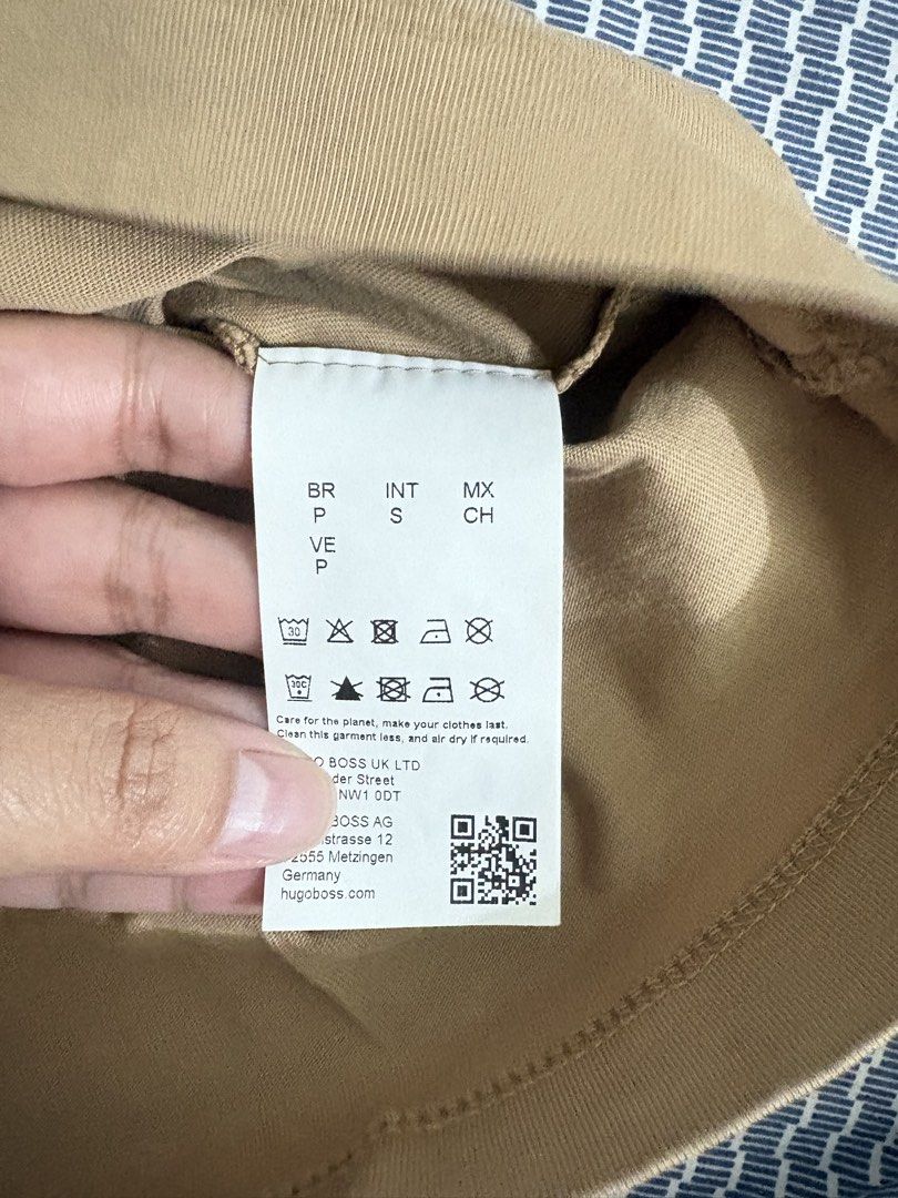 Boss Tshirt (Category: Tshirts & Polo Shirts ) located in Makati City. Submitted by rasgam (Listing ID 1452457588, Image 3). Description: Legit boss Good as new Size small on tag.